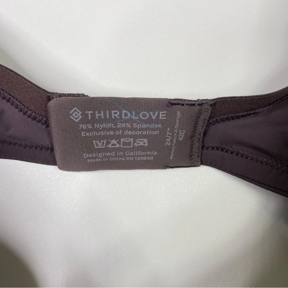 Thirdlove 24/7 Memory Foam Full Coverage Bra, 42C